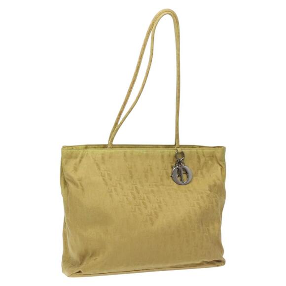 DIOR Trotter Canvas Tote Bag Yellow - Picture 1 of 16